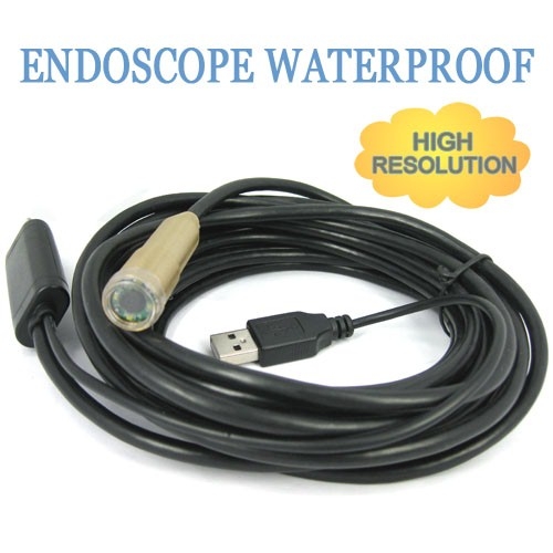 5 Meters Long Waterproof USB Wire Endoscope